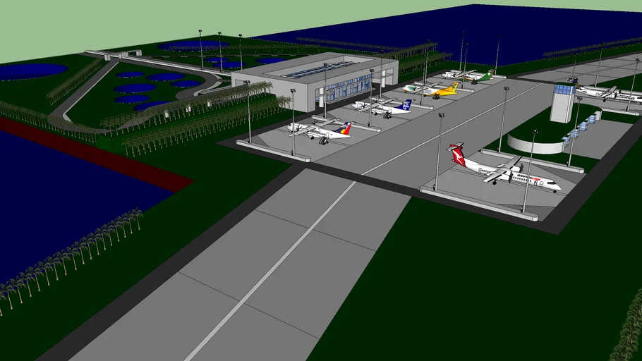 Inter Island Airport | 3D Warehouse