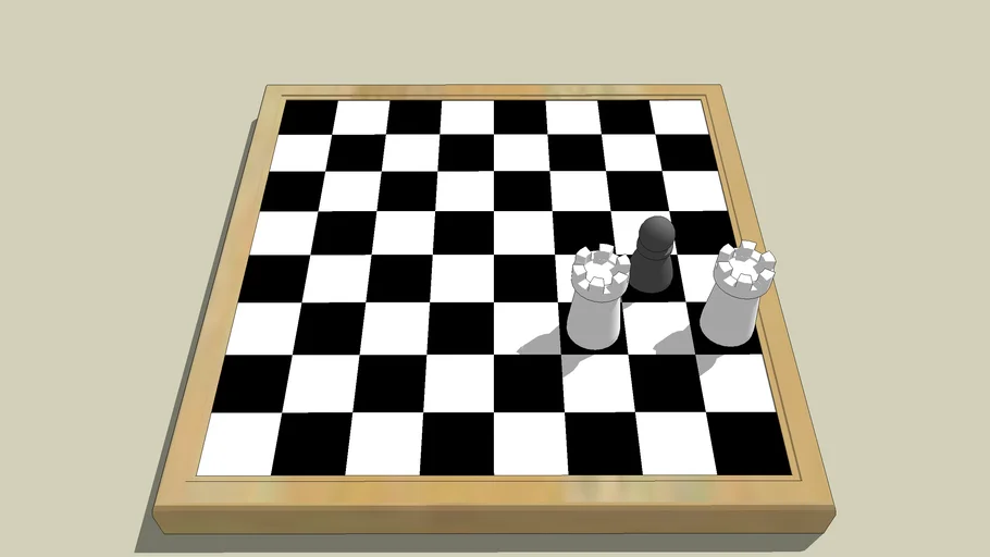 Fork (chess) 3D Warehouse