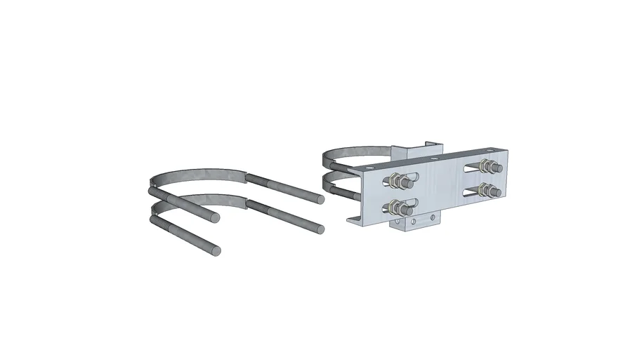 Staffa Per Specchietto Antenna CB Kamsat 3/8" Con Cavo RG58 4m E Spina PL259