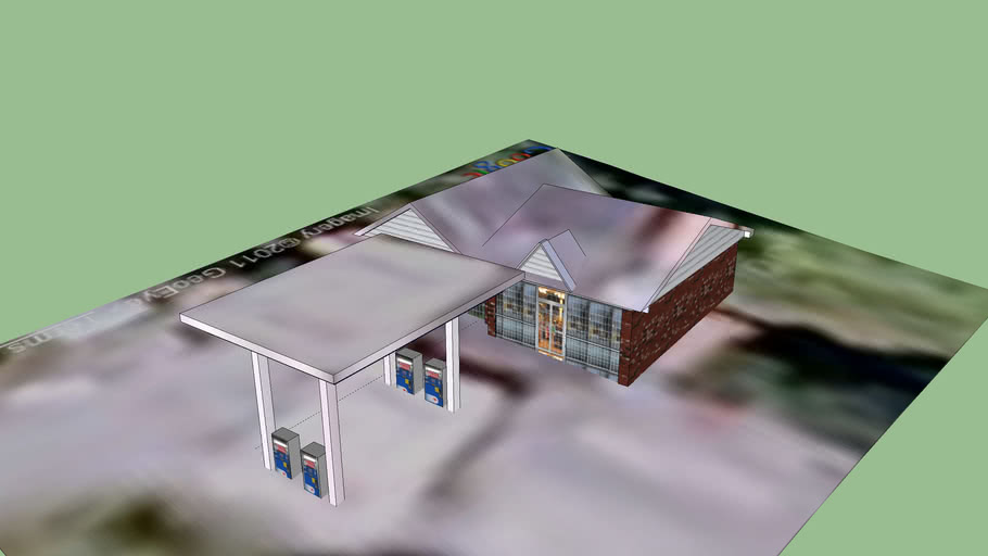 Quechee Mobil Station 3D Warehouse