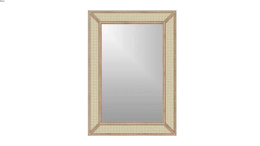 Rattan Mirror