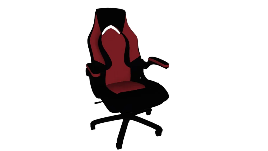 OFM ESS-3086 Essentials Collection Racing Style Leather Gaming Chair ...