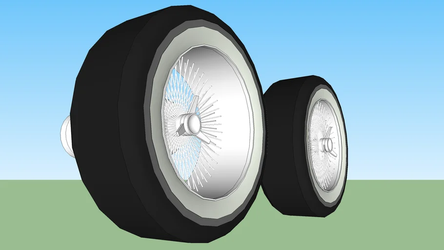 Lowrider Wire Wheel 3D Warehouse
