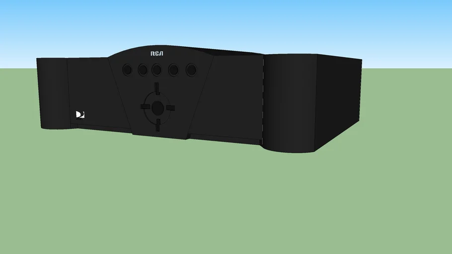 RCA (DTC 100, DirecTV) satellite set top box receiver 3D Warehouse