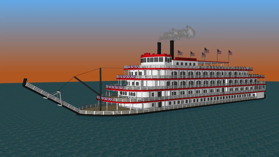 Queen of the Mississippi | 3D Warehouse
