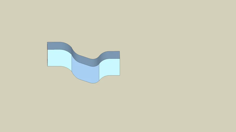 Square curved path Extrusion | 3D Warehouse