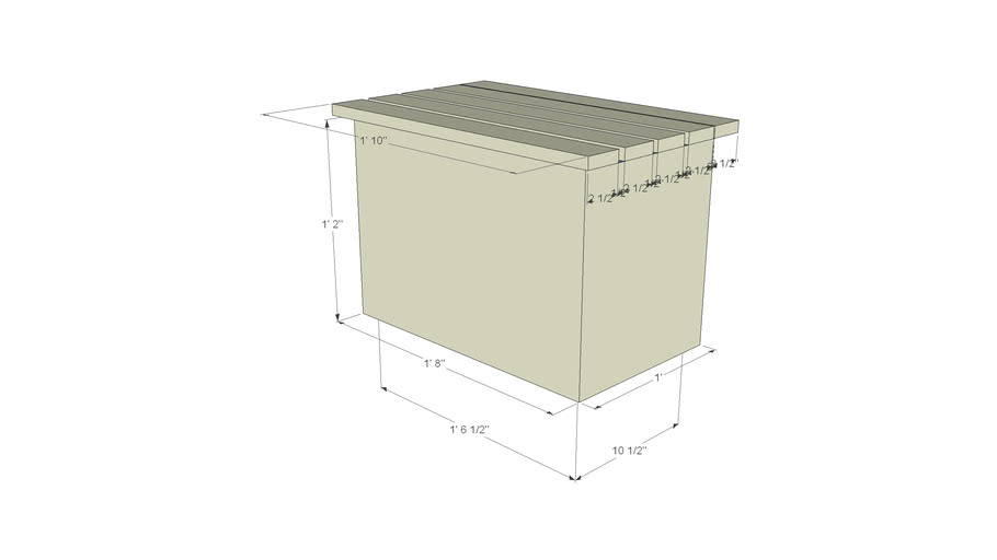 Bathroom Bench | 3D Warehouse