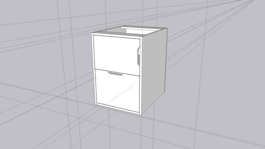 Alex style filing cabinet | 3D Warehouse