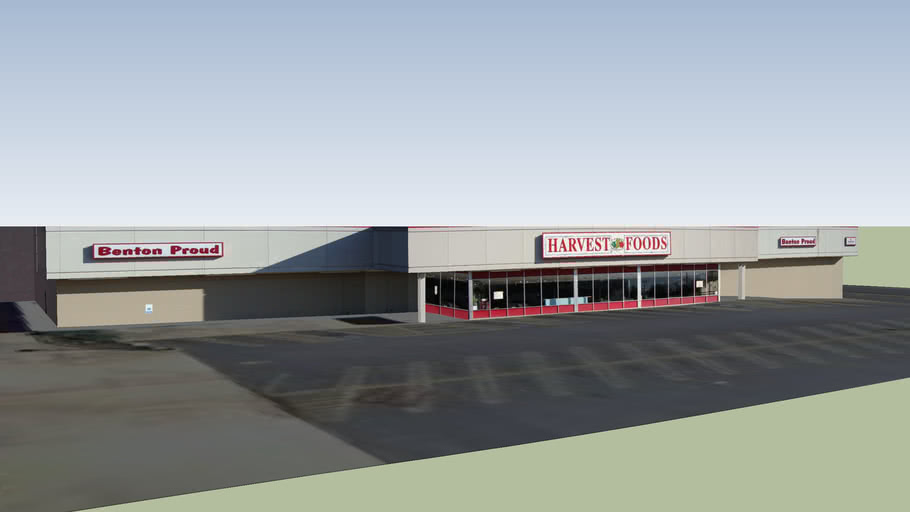 Harvest Foods Grocery Store 3D Warehouse
