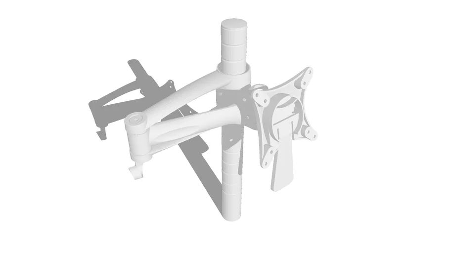 Herman Miller Wishbone Monitorarm 3D Warehouse