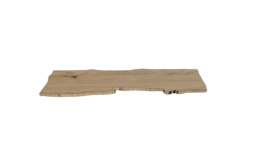 Chaise longue Weiland Vesting kiw grof hout | 3D Warehouse