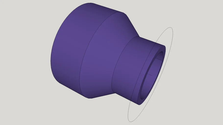 SDR 11_Dimensjonsovergang SDR 11 - 180 mm_50 x 32 | 3D Warehouse