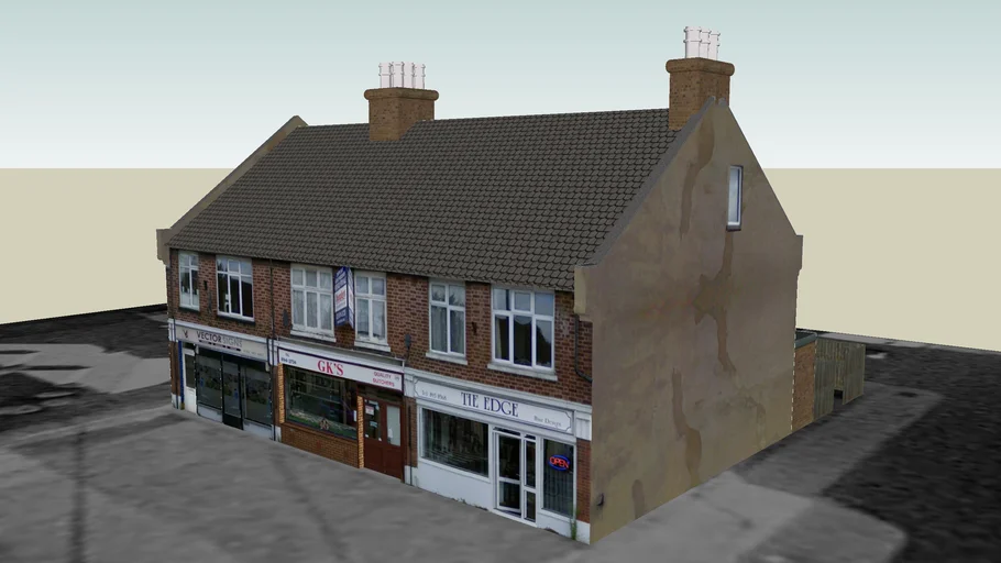 Powder Mill Lane Shops 1] 3D Warehouse