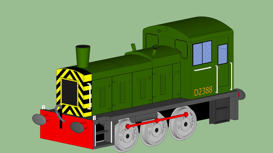 BR Class 03 Diesel Shunter D2388 3D Warehouse