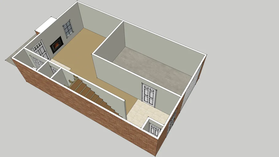 Mosby Station Townhomes Stephens City, VA 3D Warehouse