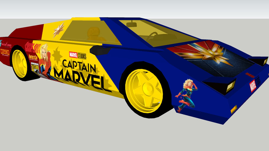 Marvel Captain Marvel Car