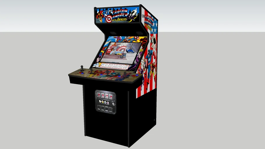Captain America and the Avengers arcade game | 3D Warehouse