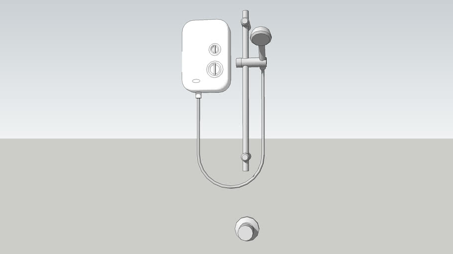 shower with heater 3D Warehouse