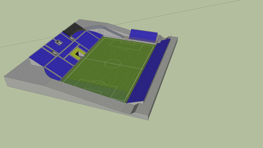Estadio de fútbol de 2ª división, (ampliación)