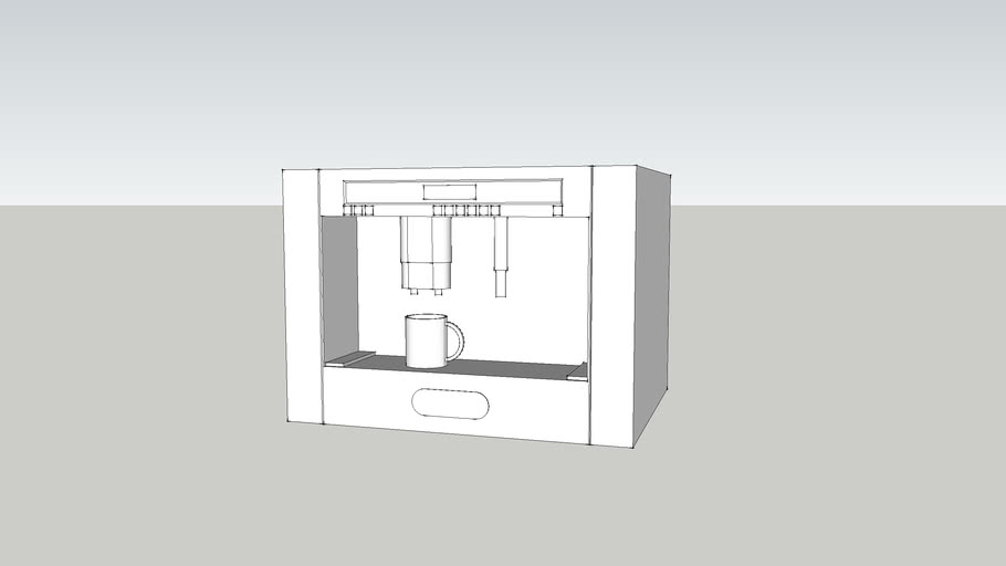 Builtin Coffee Station / Coffee Maker 3D Warehouse