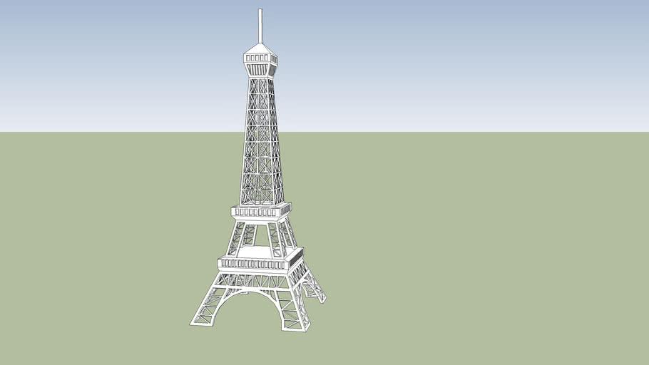 Eiffel tower 3D Warehouse