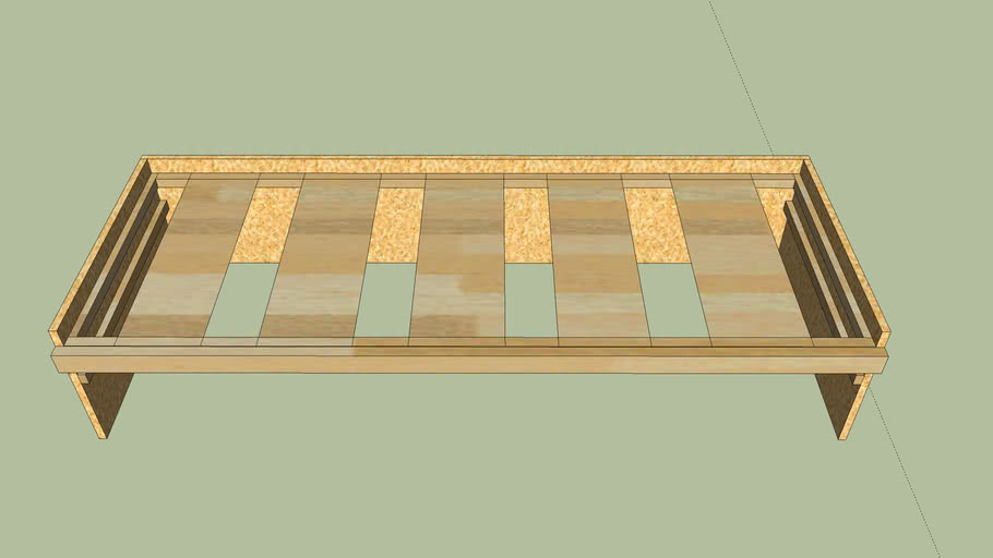 camper bed base 3D Warehouse