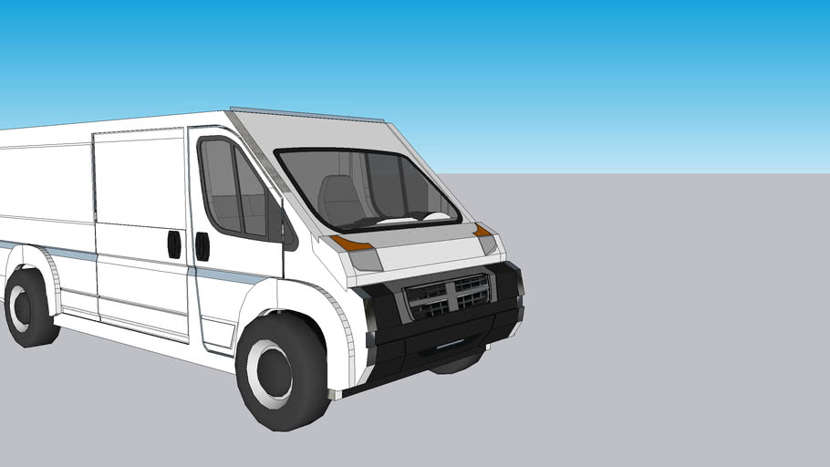 2018 RAM ProMaster 1500 (cargo) (low roof/136 wheelbase) | 3D Warehouse