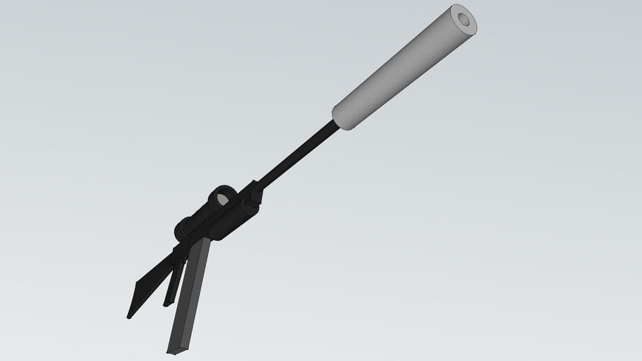 silenced rifle | 3D Warehouse