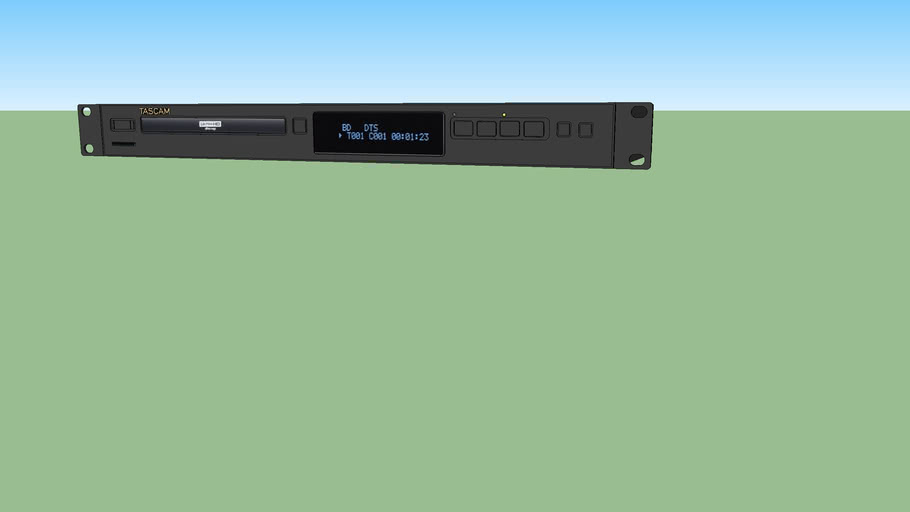 TASCAM rack mount Bluray player (BDMP4K) 3D Warehouse