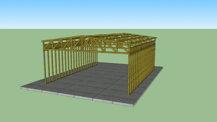 carport frame | 3D Warehouse