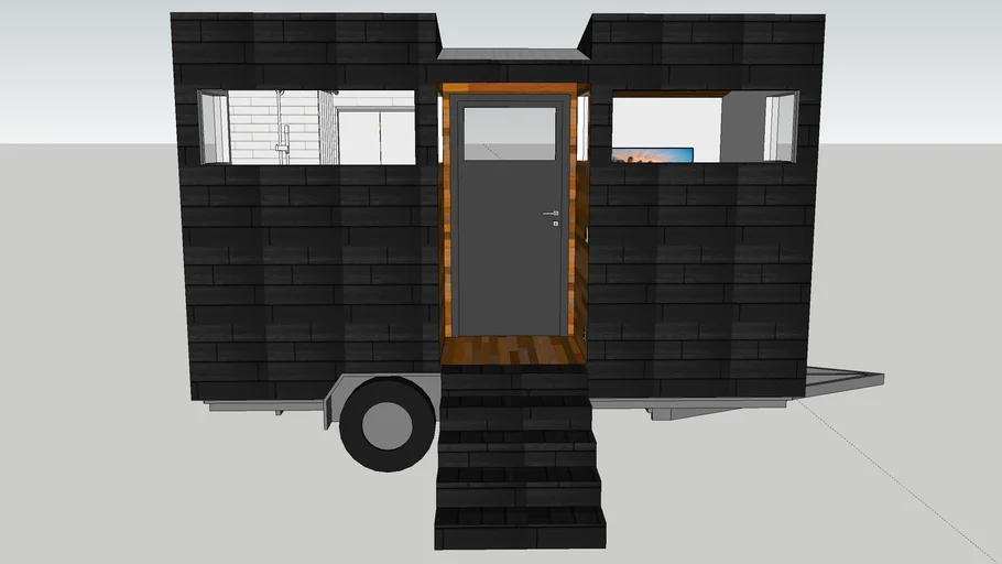 Single Level Tiny House | 3D Warehouse