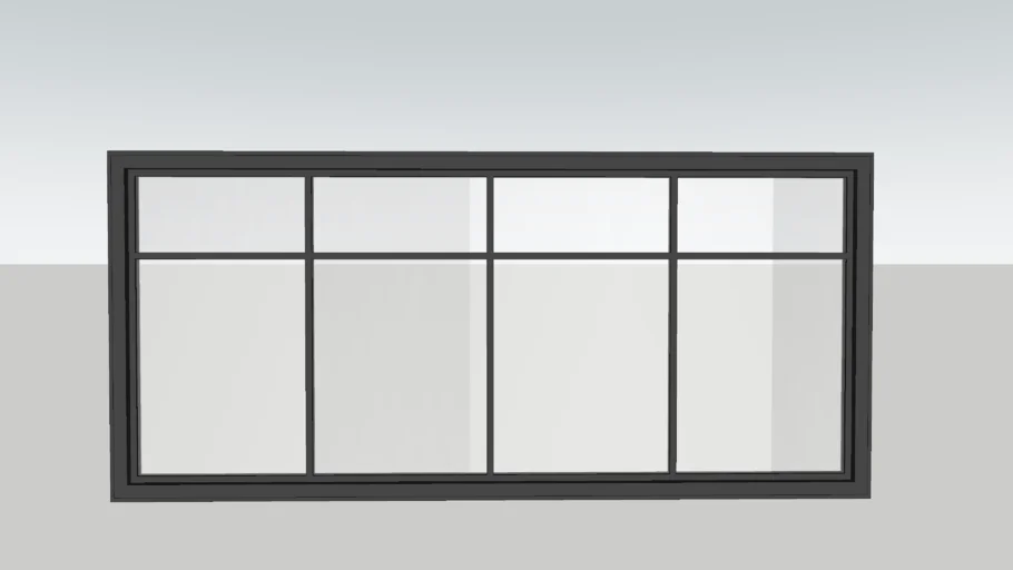 4 panel window | 3D Warehouse