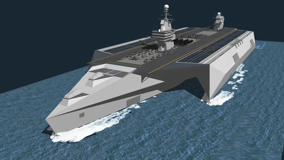 trimaran aircraft carrier