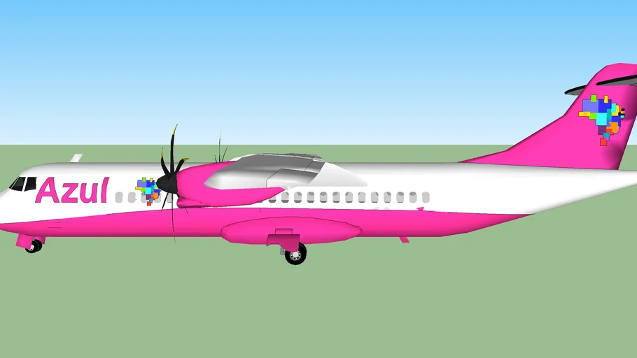ATR-72-600 Azul linhas aéreas, ATR-72-600 Azul linhas aérea…