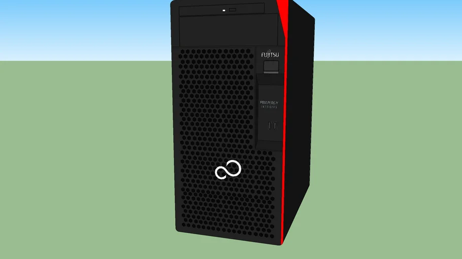 Fujitsu PRIMERGY TX1310 M3 tower server | 3D Warehouse