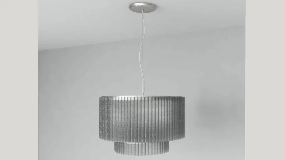 Glass pendant lamp