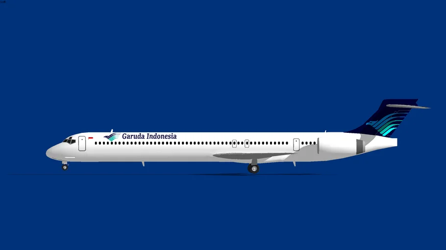 Garuda Indonesia McDonnell Douglas MD-90 | 3D Warehouse