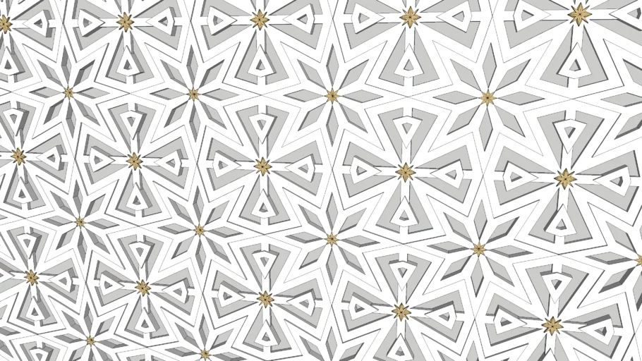 Islamic geometric GRC Pattern