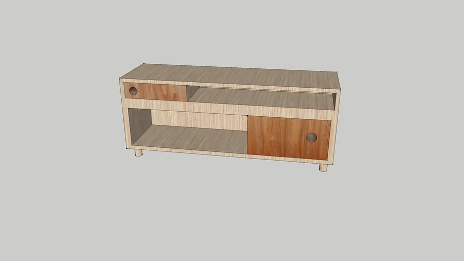 urban outfitters media console 3D Warehouse