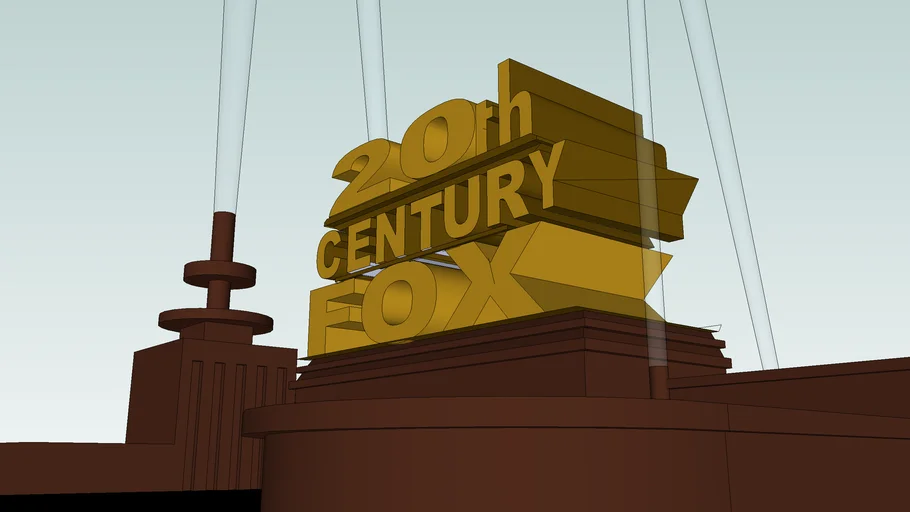 20th century fox history (made in sketchup) 