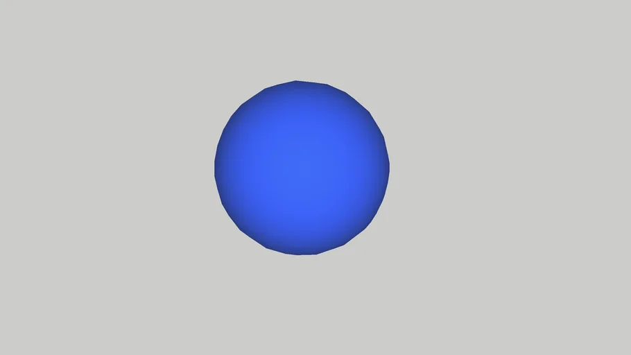 Blue Orb | 3D Warehouse
