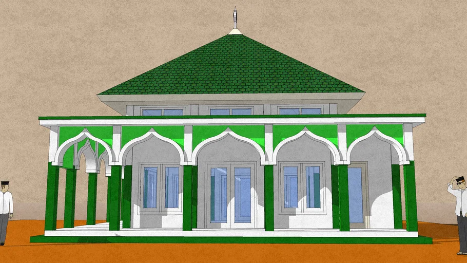 mushollah 8.5m x 11m | 3D Warehouse