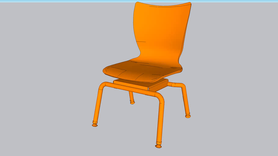 14'' Groove Noodle Chair Smith Systems 3D Warehouse