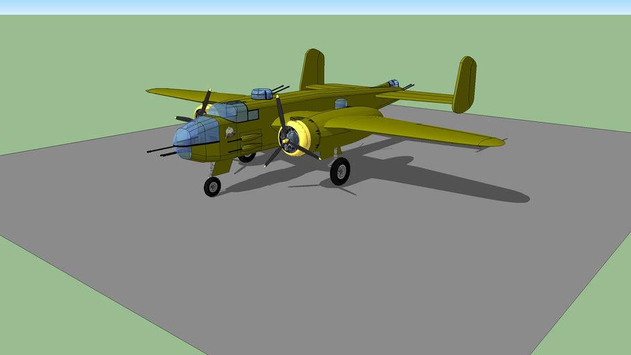 Boeing B-25 Mitchell Bomber | 3D Warehouse