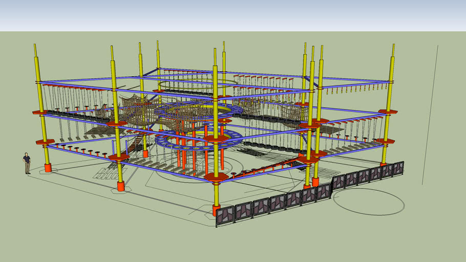 Rope Course 3D Warehouse