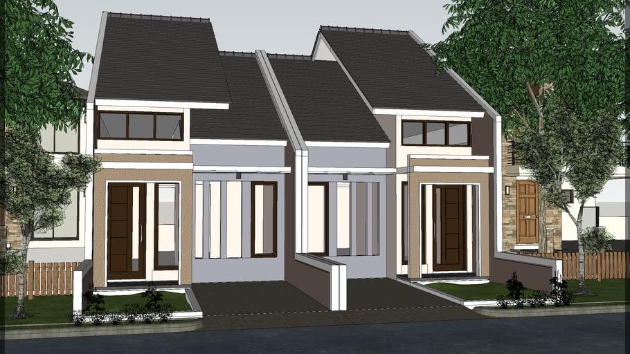 Rumah Type 36 small home | 3D Warehouse