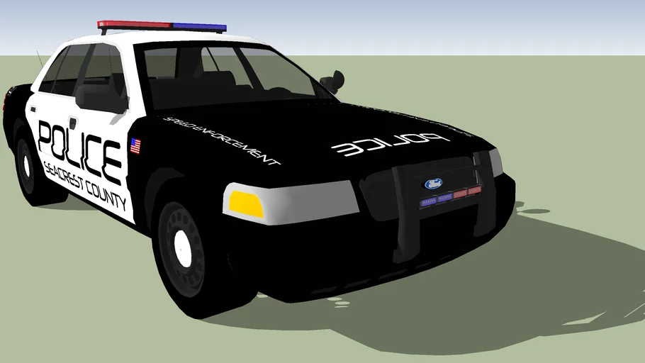 Seacrest County Speed Enforcement Crown Vic Interceptor | 3D Warehouse