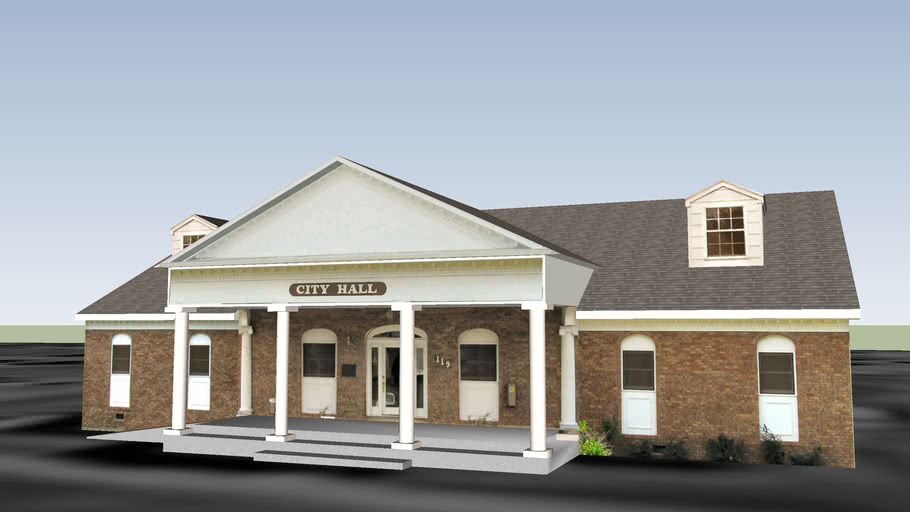 City Hall Petal, Mississippi 3D Warehouse