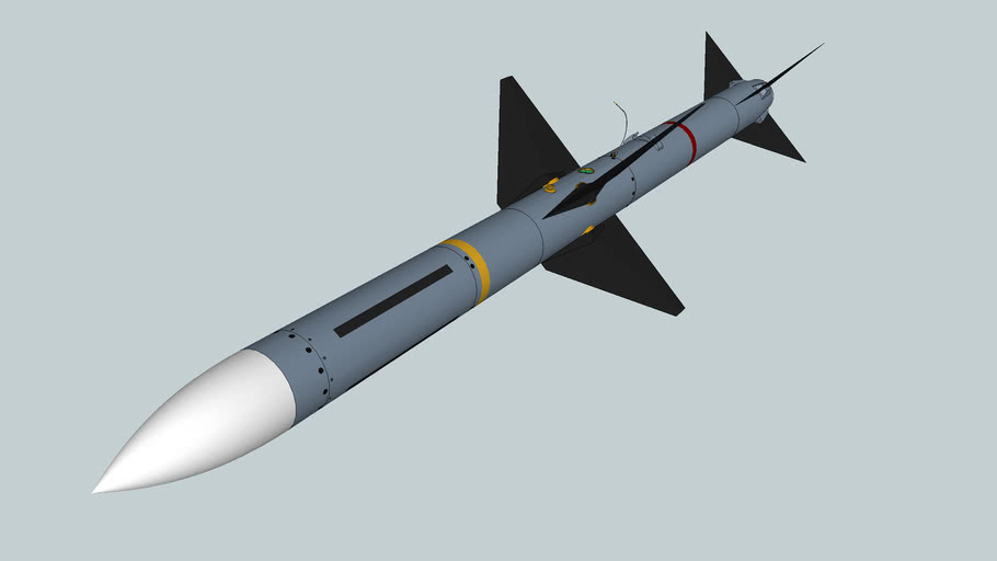 AIM-7 M Sparrow air to air missile | 3D Warehouse