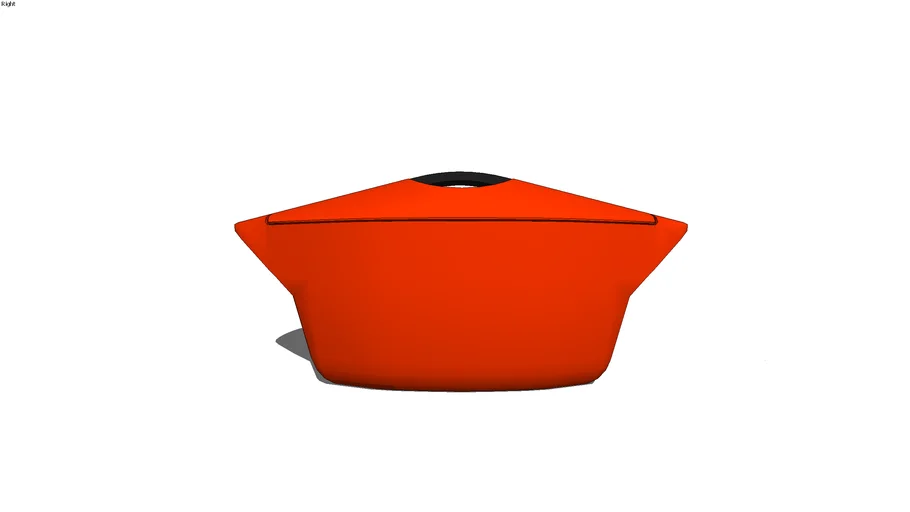 ル・クルーゼ「コケル」LE CREUSET - - 3D Warehouse